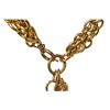 Image 7 : Chanel Gold Coco Mark Two Pendants Multi-Strand Necklace
