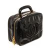 Image 3 : Chanel Black Patent Leather CC Vanity Case