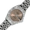 Image 1 : Rolex Ladies Quickset Salmon Roman Pyramid Diamond Datejust Wristwatch