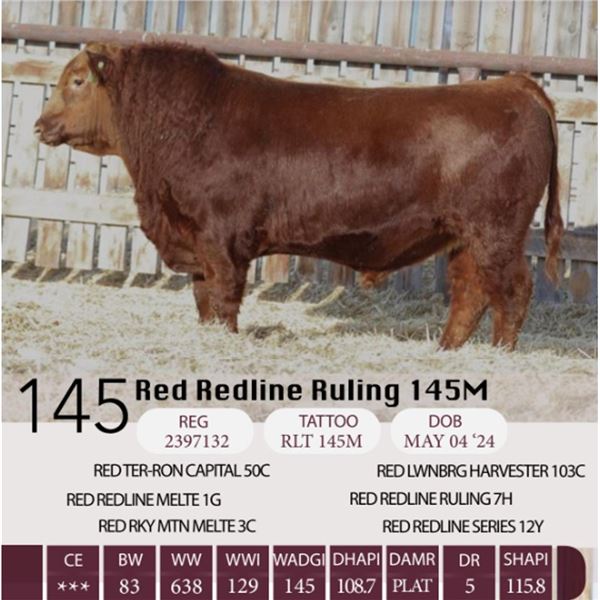 Red Redline Ruling 145M