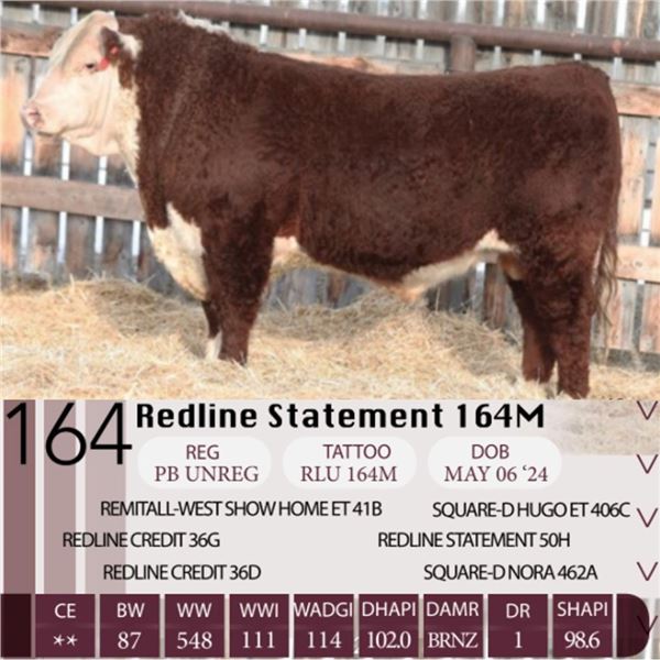 Redline Statement 164M