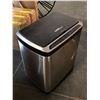 Image 1 : LIVINGBasics - Stainless steel smart sensor trash can (Amazon Returns)