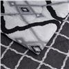 Image 2 : 7-Piece Reversible Microfiber Comforter Bed-in-A-Bag - Full/Queen, Black Mosaic