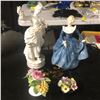 Image 2 : Group of assorted decorative figurines - includes Royal Doulton lady figurines / Balinese figurines