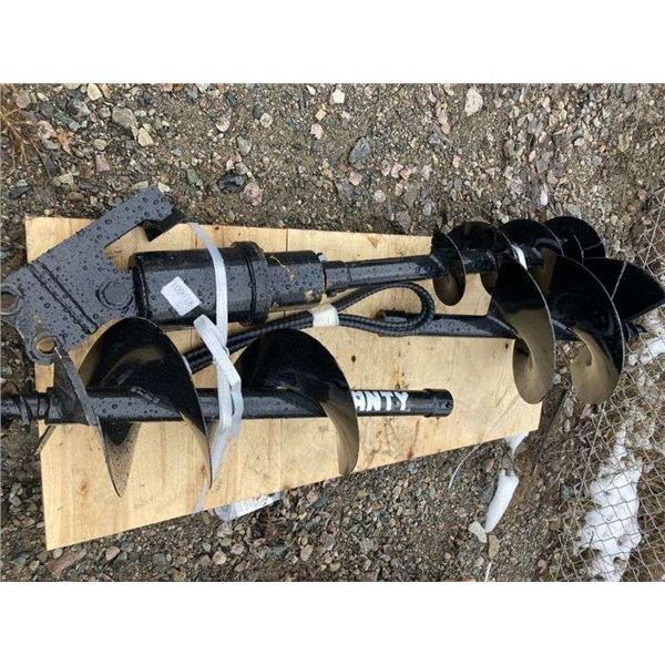 2024 Lanty Mini Excavator Auger 3 Bit Attachments-Unused