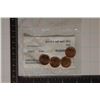 Image 2 : 2009 LINCOLN BRILLIANT UNC 4 COIN SET IN LITTLETON