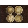 1916, 1918, 1927-D & 1929 SILVER MERCURY DIMES
