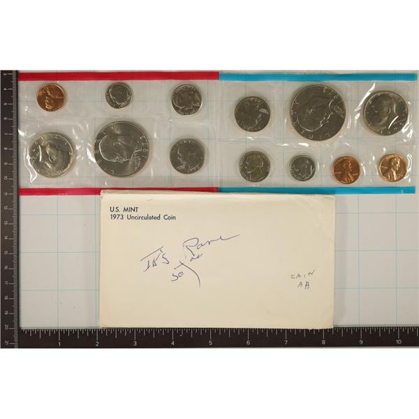 1973 US MINT SET (UNC) P/D/S (WITH ENVELOPE)