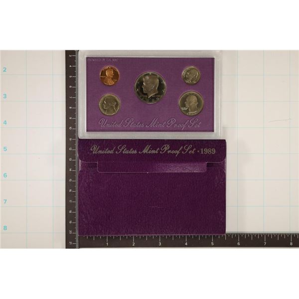 1989 US PROOF SET (WITH BOX)