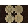 Image 2 : 1875, 1876, 1887 &1888 SILVER SEATED LIBERTY DIMES