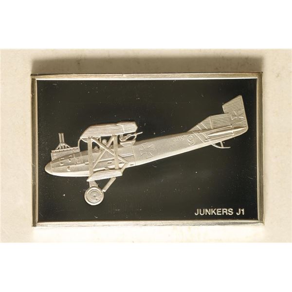 .66 TROY OZ, STERLING SILVER AVIATION INGOT