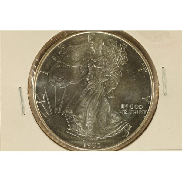 1993  AMERICAN SILVER EAGLE. BRILLIANT UNC