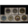 Image 1 : 7 JOHNNY LIGHTING AUTOMOBILE COLLECTORS TOKENS