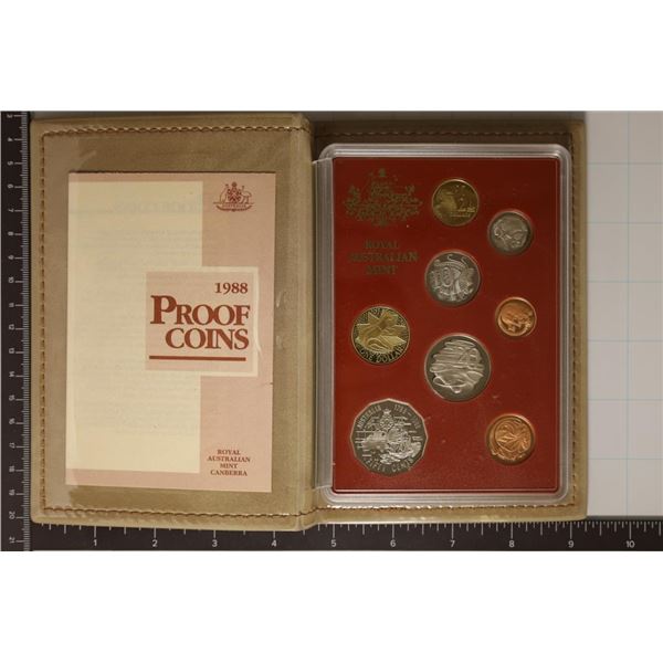 1988 AUSTRALIA 8 COIN PROOF SET IN ORIGINAL MINT