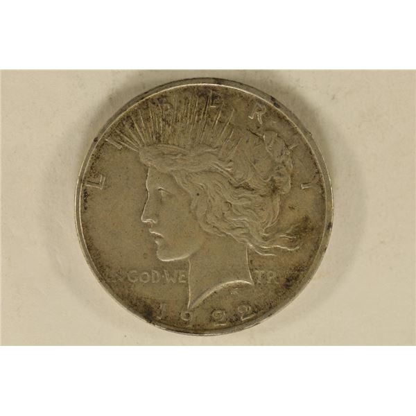 1922-D PEACE SILVER DOLLAR