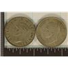 Image 2 : 1941 & 1943 GREAT BRITIAN SILVER 2 SHILLINGS