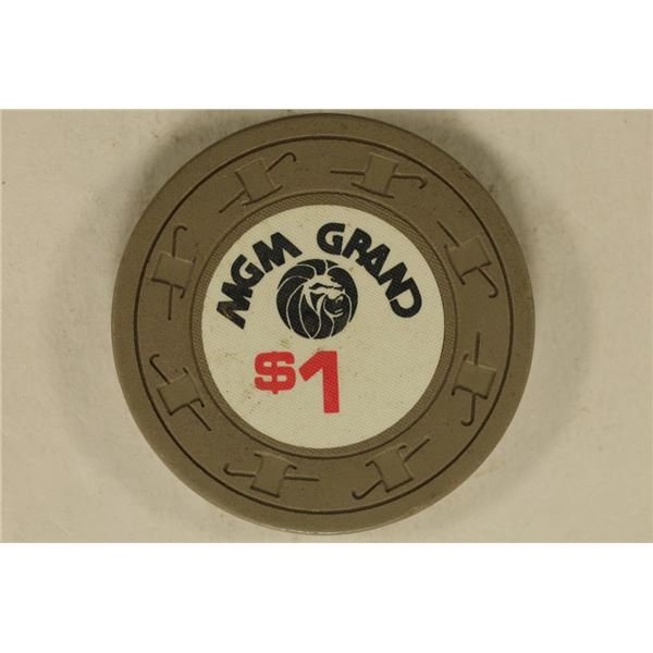 $1 MGM GRAND CASINO CHIP.