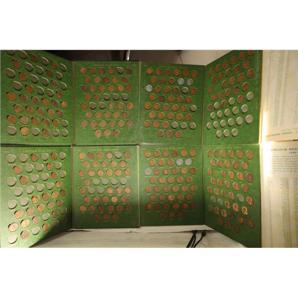 2 PARTIAL (259 COINS) USED LINCLON CENT WHITMAN
