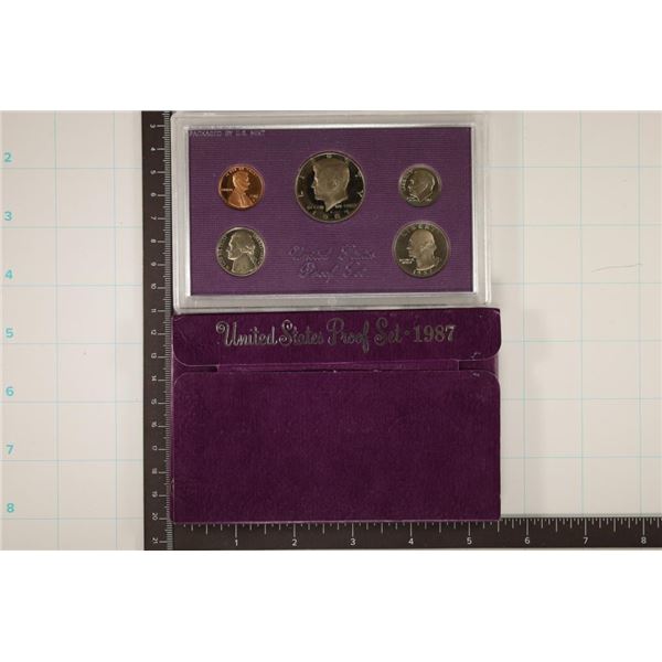 1987 US PROOF SET (WITH BOX)