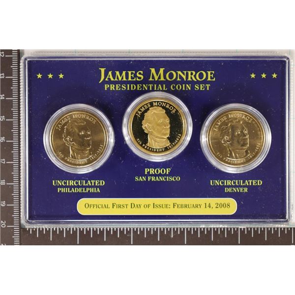 2006-P/D/S PRESIDENTIAL DOLLAR SET JAMES MONROE