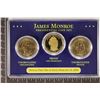 Image 1 : 2006-P/D/S PRESIDENTIAL DOLLAR SET JAMES MONROE