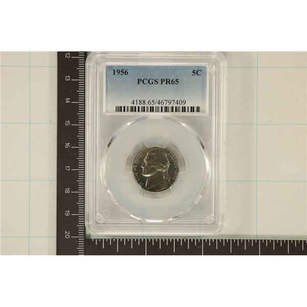 1956 JEFFERSON NICKEL PCGS PR65