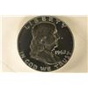 Image 1 : 1962 SILVER PROOF FRANKLIN HALF DOLLAR