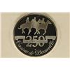 Image 1 : .65 TROY OZ. PROOF SILVER CASINO TOKEN, 250 FRANCS