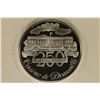 Image 2 : .65 TROY OZ. PROOF SILVER CASINO TOKEN, 250 FRANCS
