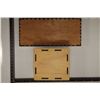 Image 3 : 2 WOODEN GIFT BOXES: 7 3/4" X 3 1/2" X 1/2" AND