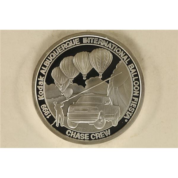 1999 ALBUQUERQUE 1 TROY OZ. PROOF SILVER BALLOON