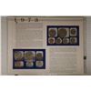 Image 2 : 1973 US P/D/S MINT SET ON LARGE INFO CARD WITH