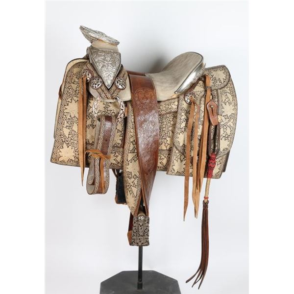 Fancy Mexican Pitiado Saddle
