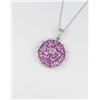 Image 3 : Brilliant Vivid Pink Sapphire & Diamond