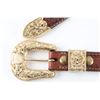 Image 2 : Western 14KT Yellow Gold Buckle Set