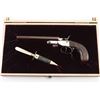 Image 1 : Belgian Double Barrel Pistol & Knife Set .44 Cal.