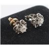 Image 2 : Vintage Diamond Floral Earrings