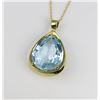 Image 3 : Alluring 7.00 carat Blue Aquamarine Pendant
