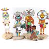 Image 2 : Lot Of Six Stained Glass Kachinas