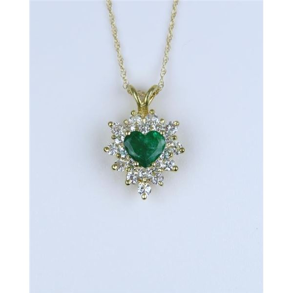 Captivating Heart Shaped Emerald