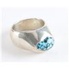 Image 4 : Mens Turquoise & Sterling Ring Set