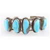 Navajo 5 Stone Turquoise Cuff