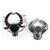 Image 1 : Onyx Bull Skull Cuff & Pendant