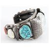 Image 1 : Vintage Mens Navajo Watchband Cuff