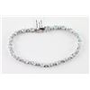 Image 1 : Aquamarine Tennis Bracelet