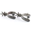 Image 1 : Pair of Mexican Silver Overlaid Spurs