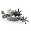 Image 3 : Pair of Mexican Silver Overlaid Spurs