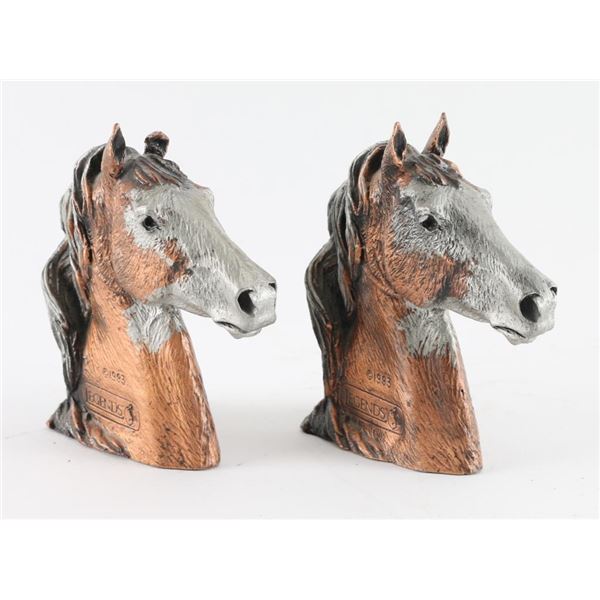 Fine Art Metal Horse Heads