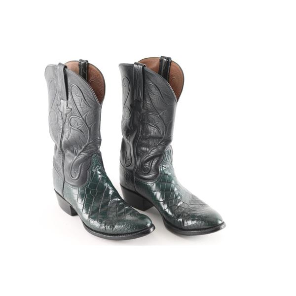 Pair of Luchese Alligator Boots