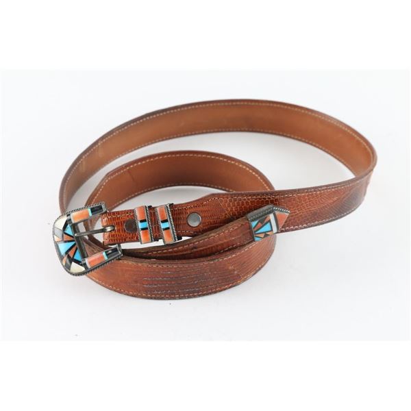 Zuni Inlaid Blt Buckle